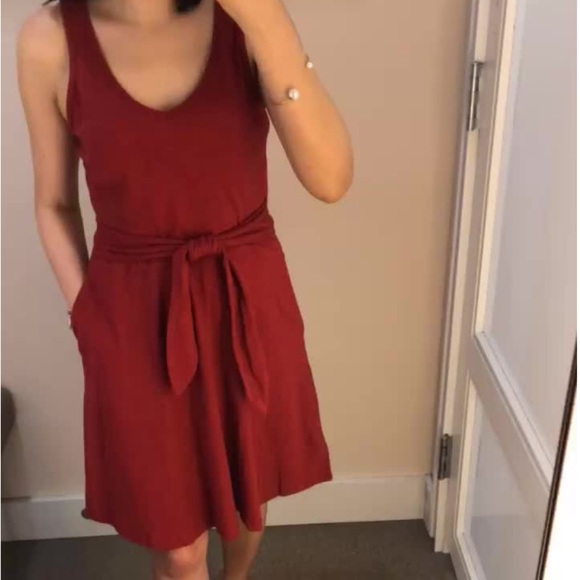 LOFT TIE WAIST POCKET DRESS SIZE XSP - Picture 3 of 3